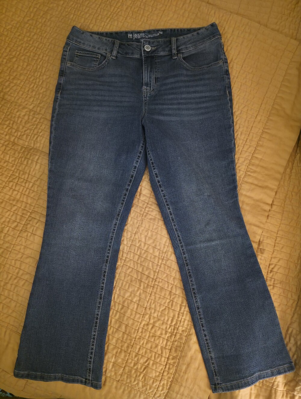 Maurices Women's Dark Blue Bootcut Jeans Size 10 X-Short